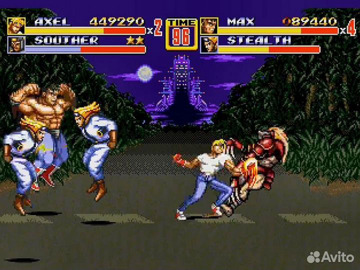 16 bit Приставка Sega Super Drive Road Rash (55 иг