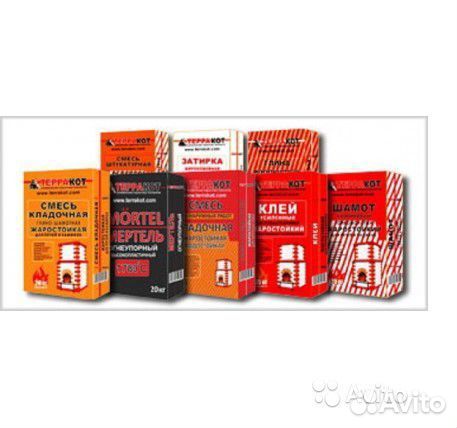 Смесь кладочная жаростойкая для печей и каминов