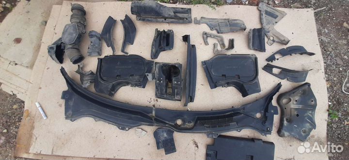 Жабо накладки защита пластик infiniti fx35 s50