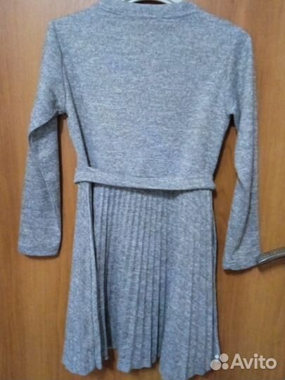 Мягкое теплое платье для девочки