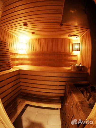 Баня сауна с бассейном
