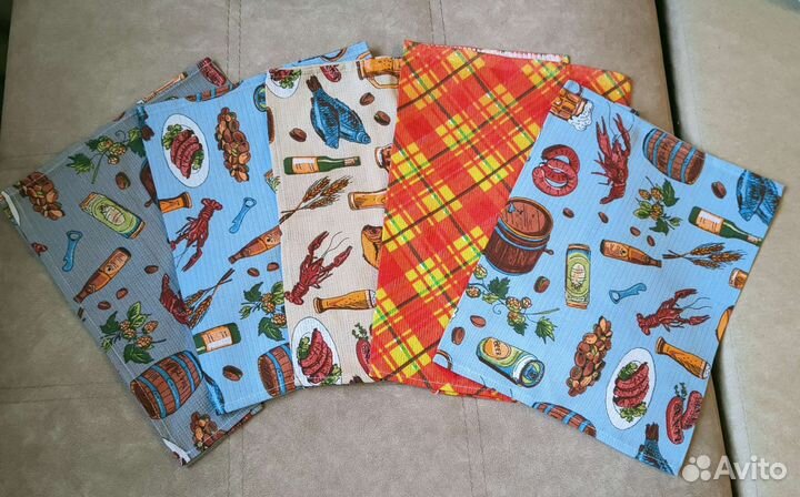 Набор кухонных полотенец 5 штук