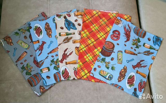 Набор кухонных полотенец 5 штук