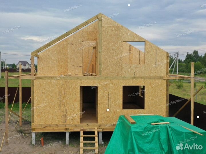 Дом из сип панелей. Домокомплект под ключ «Онега»