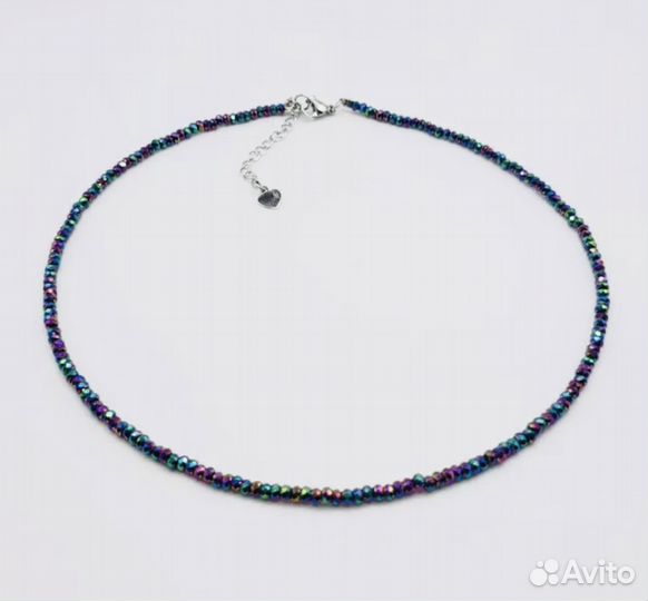 Чокер из натурального камня пирит