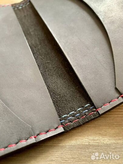 Портмоне для автодокументов BMW. Кожа, алькантара