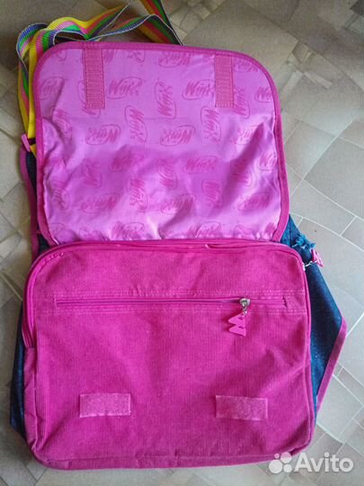 Сумка Winx Club. Размер 35 х 33 см. Школьная