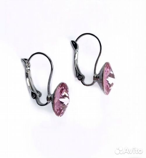 Серьги с кристалами swarovski