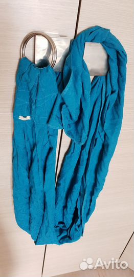 Продам слинг с кольцами бирюзового цаета
