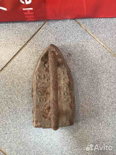 Утюг нагревой чугунный № 6