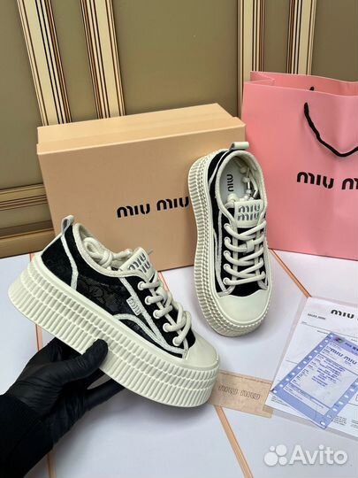 Кеды женские MIU MIU