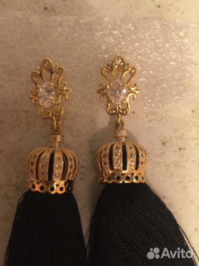 Серьги-кисти