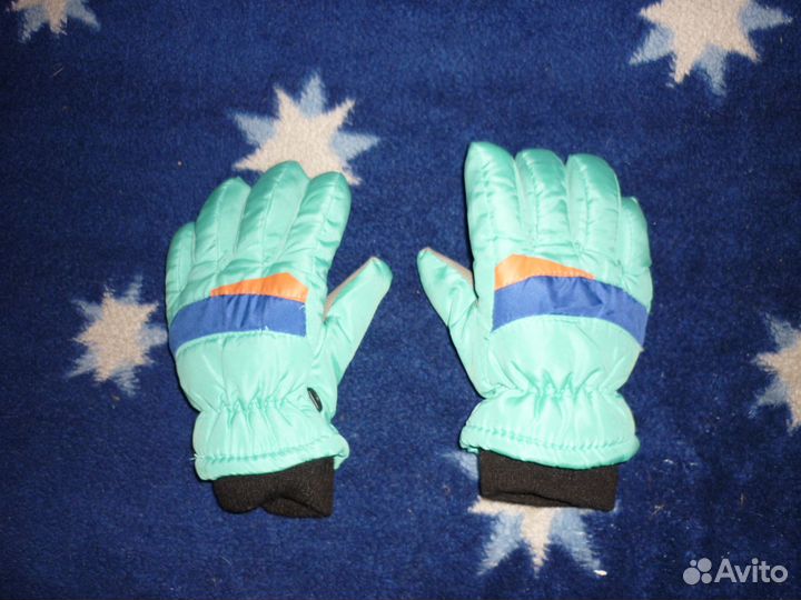 Перчатки детские непромокаемые новые