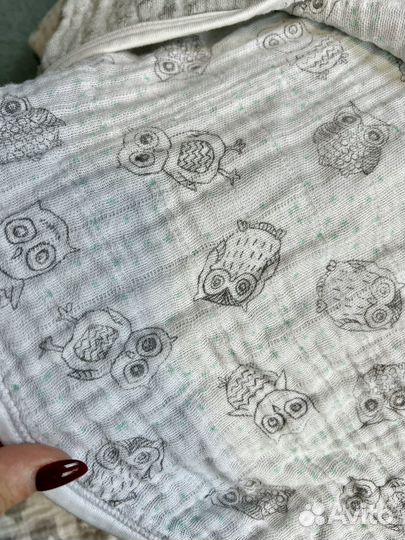 Муслиновое одеялко и пеленка