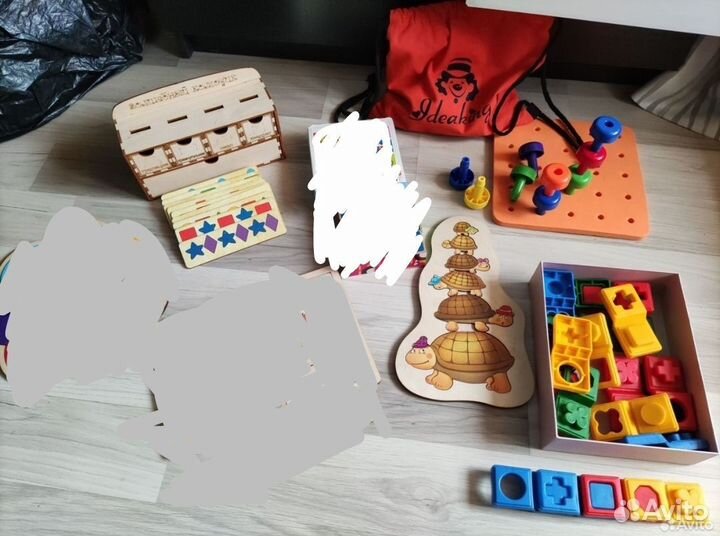 Развивающие деревянные игрушки