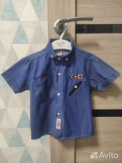 Рубашка на мальчика 86