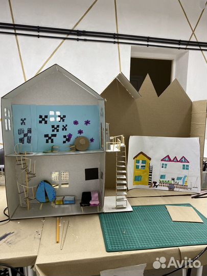 Занятия с детьми по макетированию