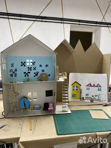 Занятия с детьми по макетированию