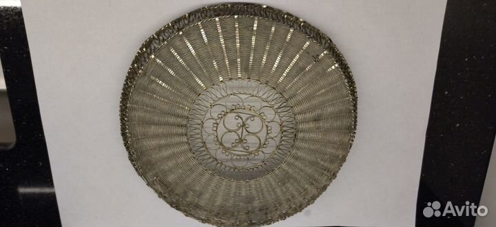 Фруктовница,сухарница, скань СССР