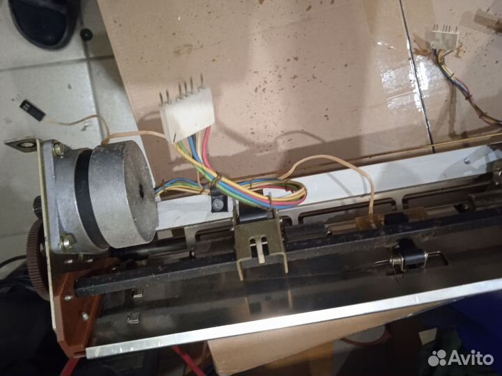 Шасси матричного принтера А3 с шаговыми моторами