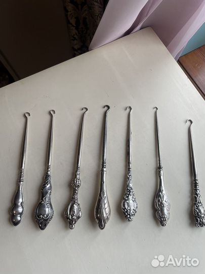 Крючки для кодлеров. Серебро. Англия