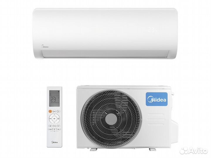 Кондиционер (сплит) midea до 12м2