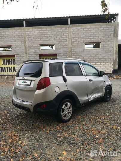 Chery IndiS (S18D) 1.3 МТ, 2012, битый, 108 000 км
