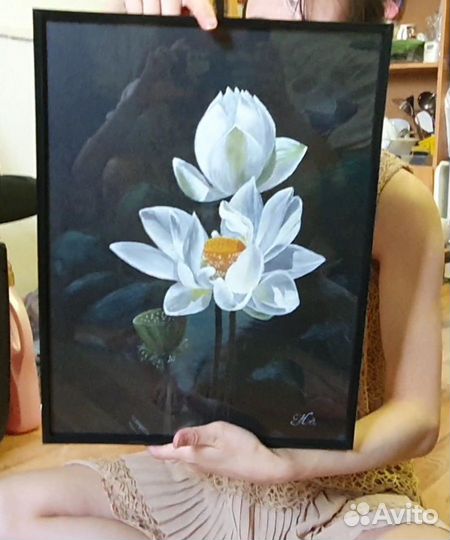 Картина акрилом на холсте ручной работы 3040 см