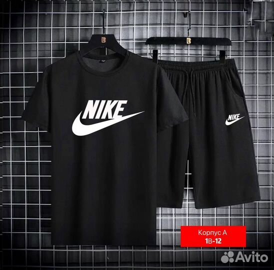 Спортивный костюм nike мужской на лето с шортами