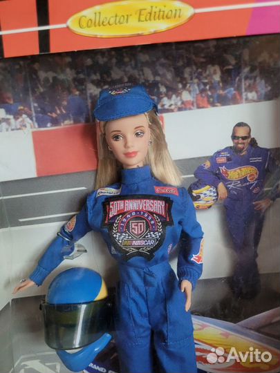 Barbie nascar 50th Anniversary