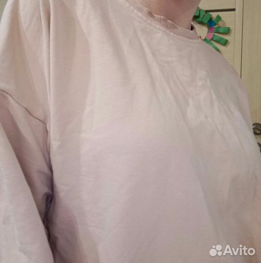 Свитшот светло-розовый