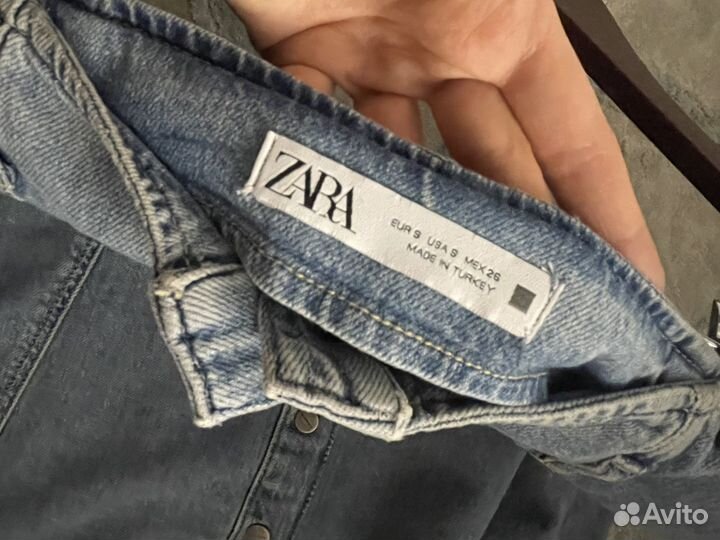 Джинсовая юбка zara