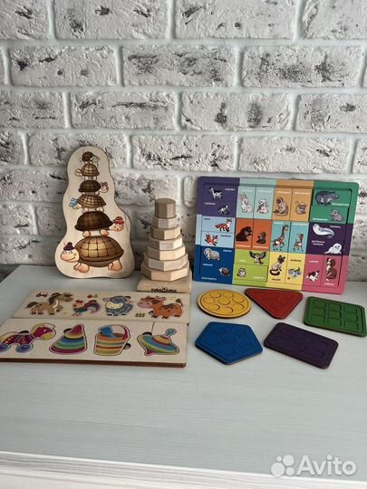 Развивашки для детей деревянные