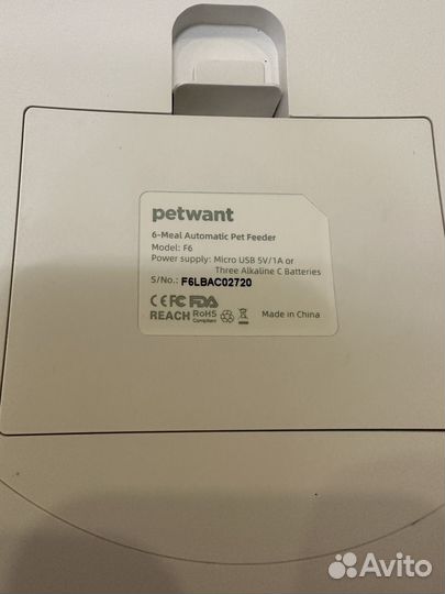 Автокормушка petwant f6