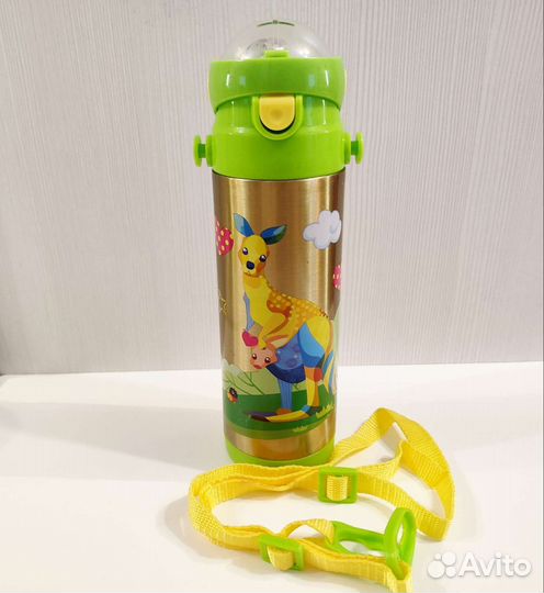 Термос детский с трубочкой 500 мл