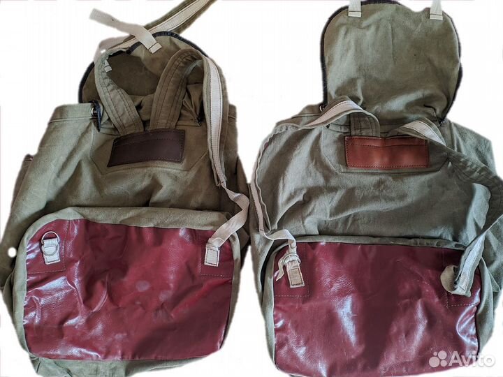Рюкзаки брезентовые Троицкая фабрика СССР