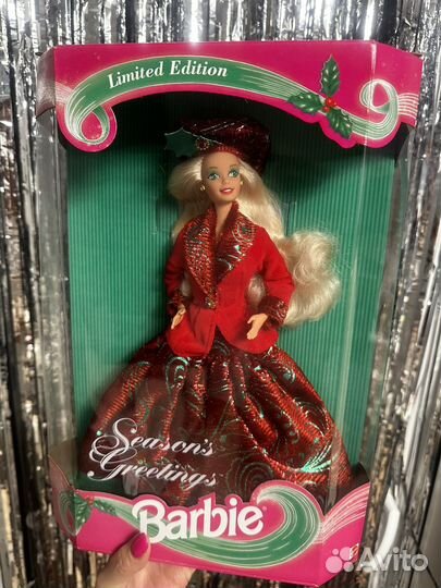 Кукла барби Season's Greetings Barbie 1994 год