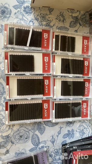 Ресницы для наращивания, ремувер, праймер