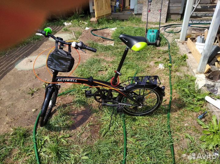 Новый складной велосипед