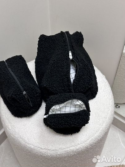 Косметички тедди меховые