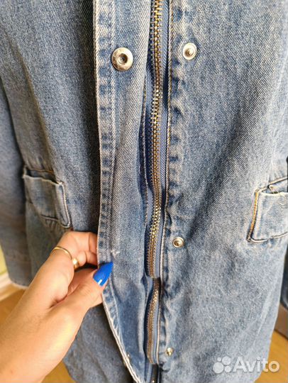 Джинсовка теплая