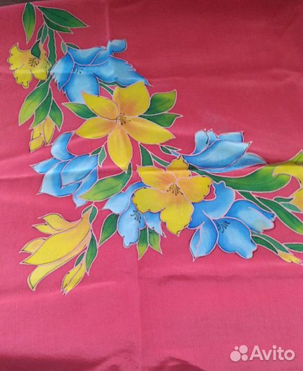 Платок шифоновый советских времен
