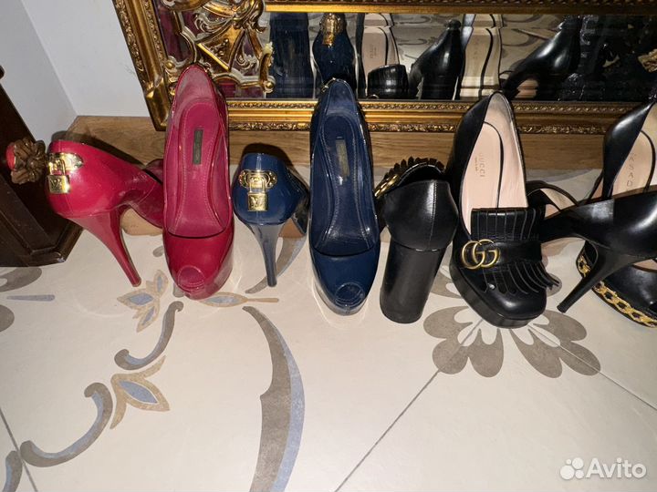 Обувь туфли louis vuitton gucci casadei