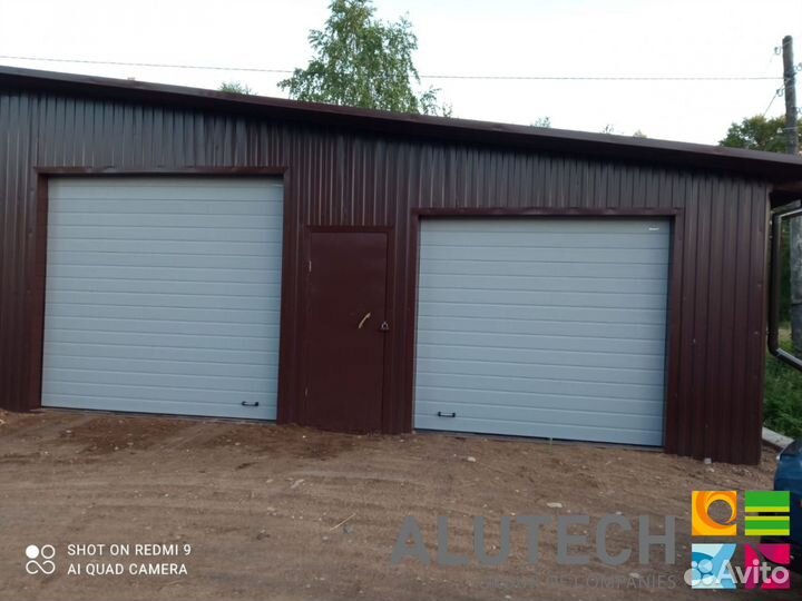 Секционные ворота alutech