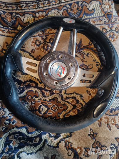 Спортивный руль с переходником