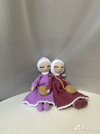Вязаные куклы в хиджабе
