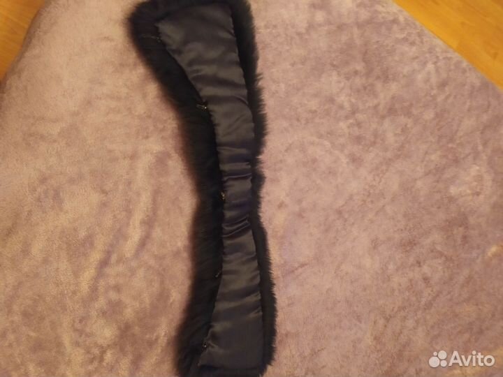 Меховой воротник песец