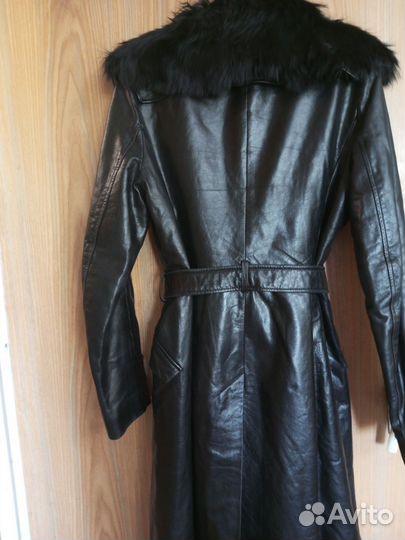 Кожаный плащ