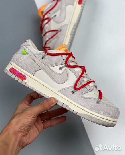 Кроссовки Nike Sb dunk low off white