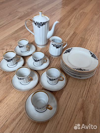 Кофейный сервиз Барановка СССР на 6 перс